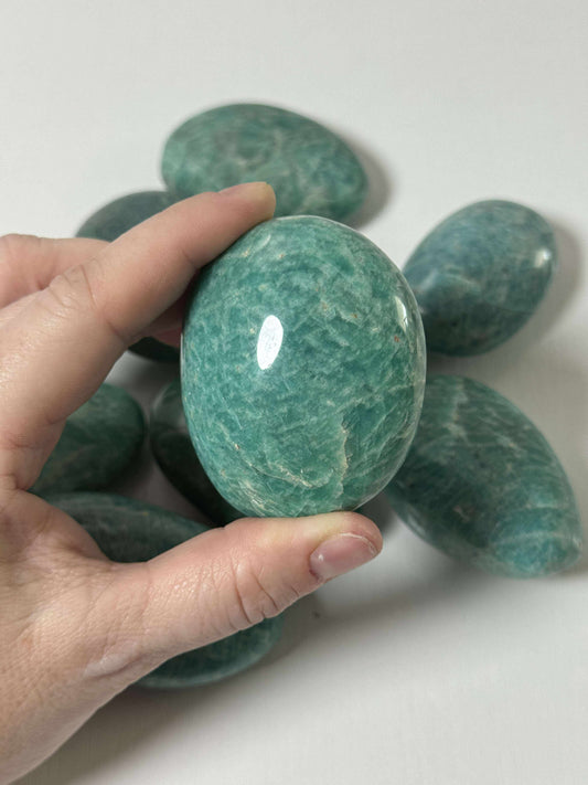 Amazonite Palm Stone