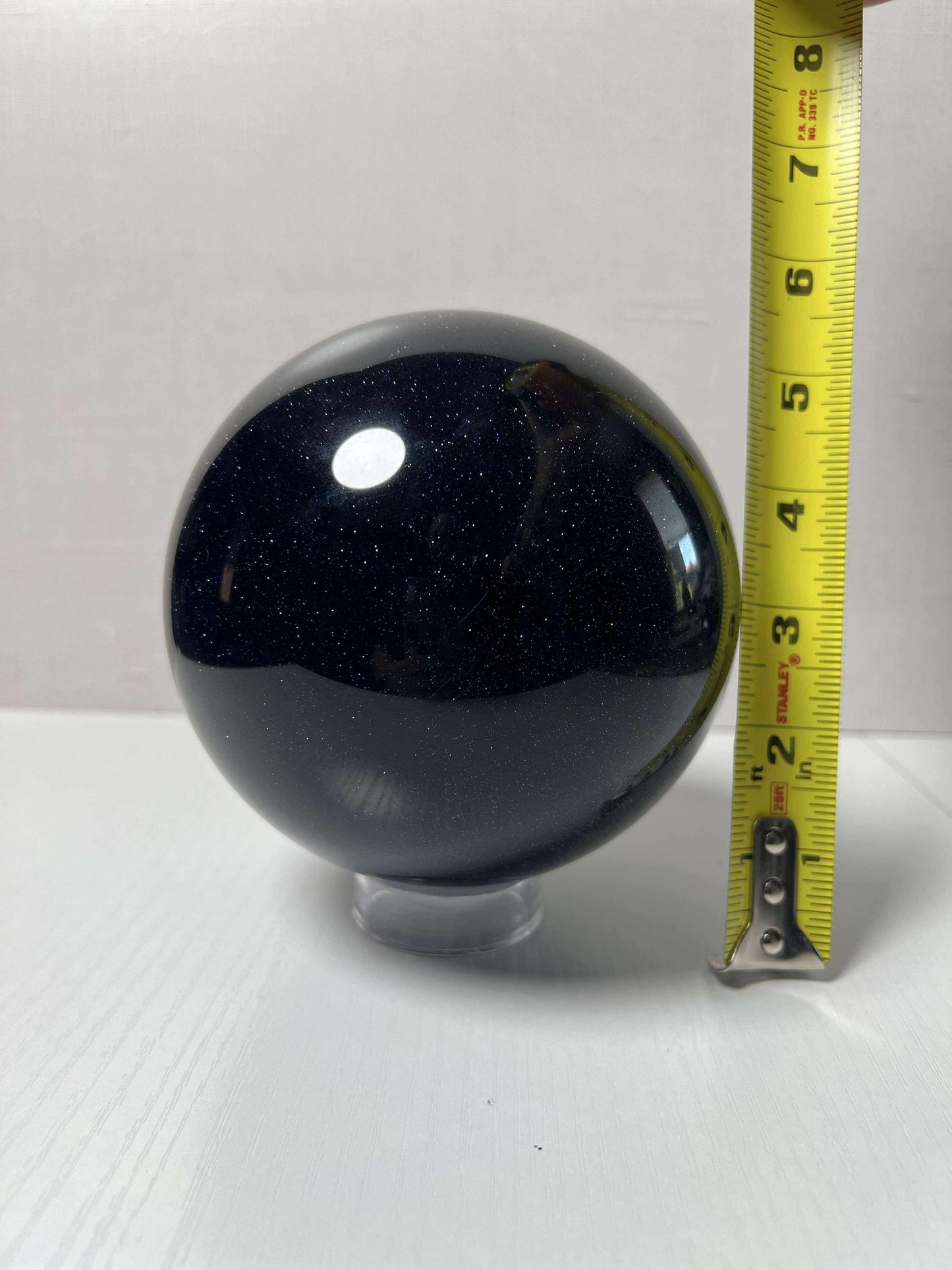 Blue Goldstone Sphere - Large