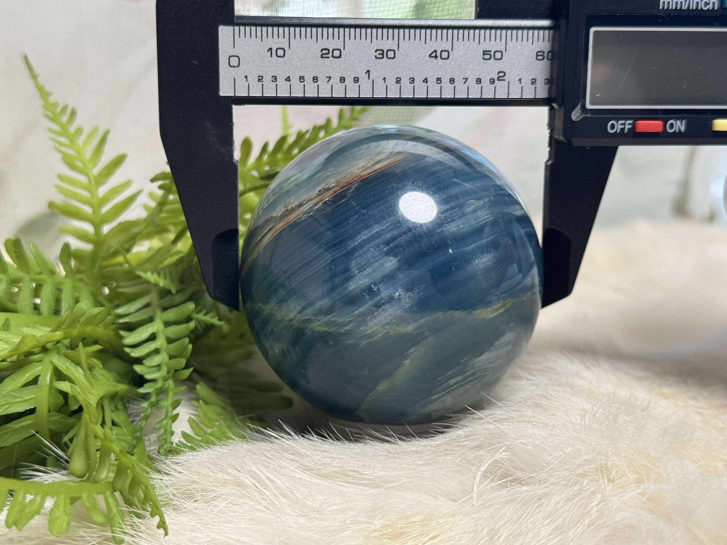 Blue Onyx Sphere