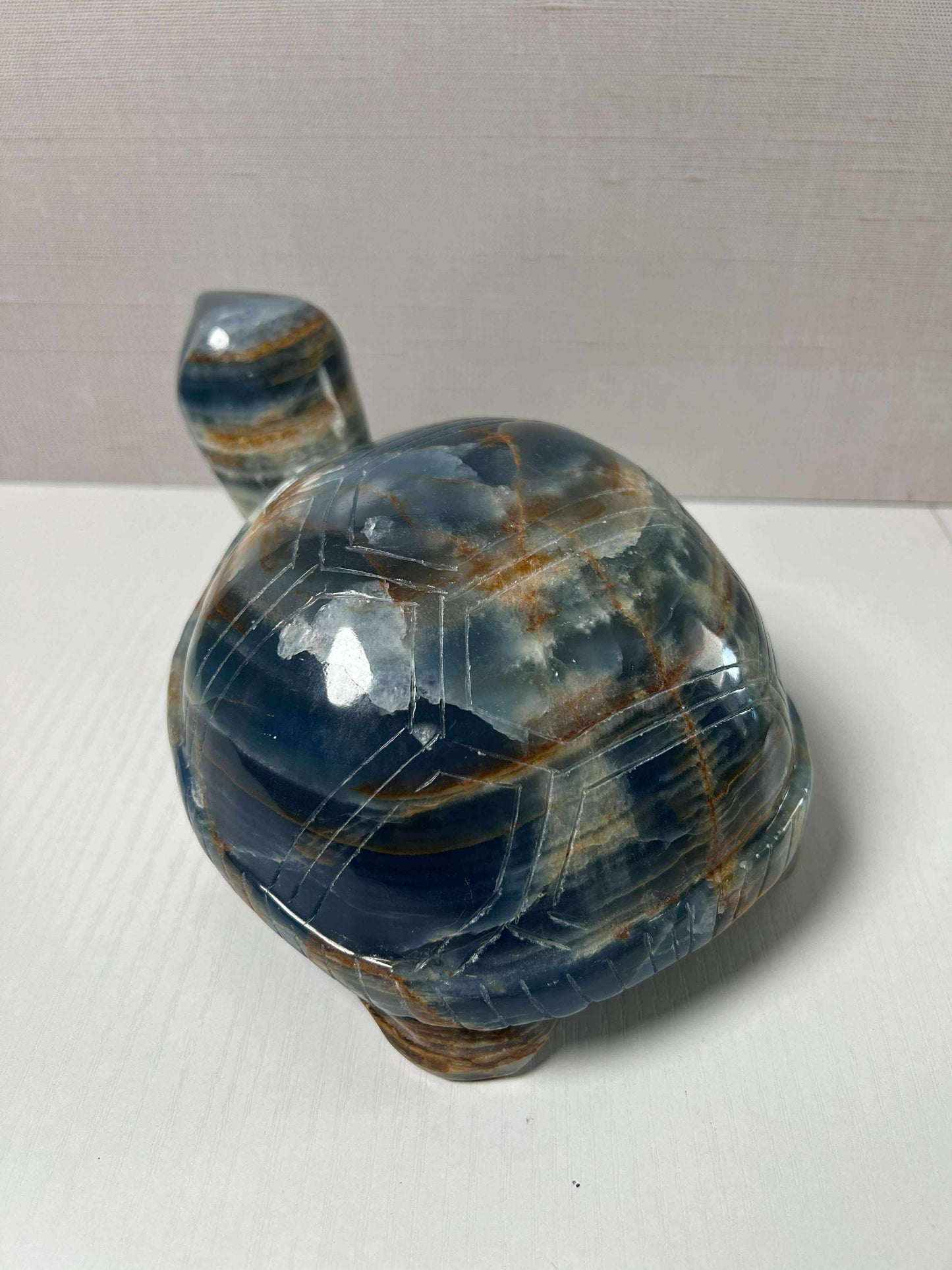 Blue Onyx Turtle - Large