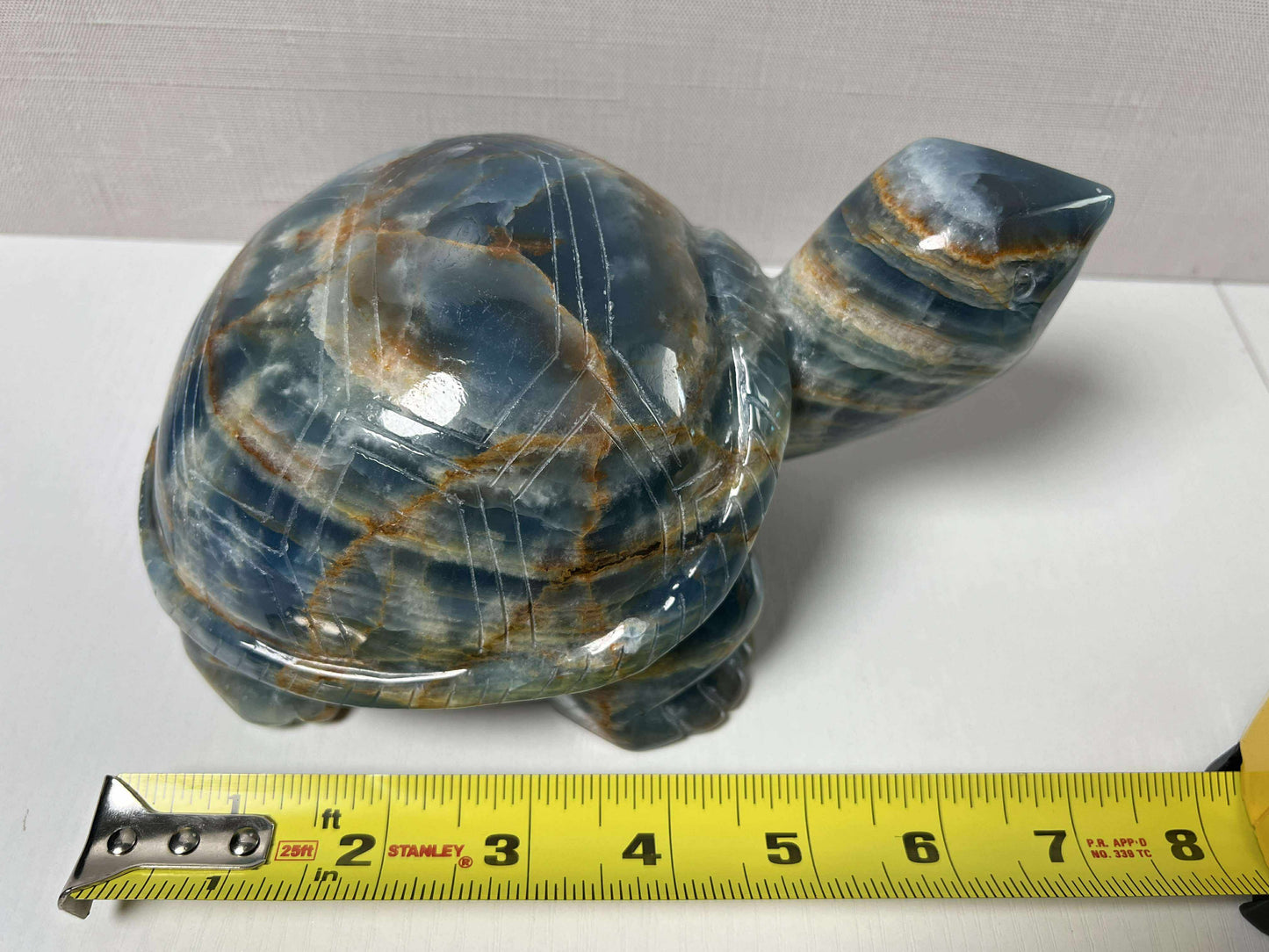 Blue Onyx Turtle - Large