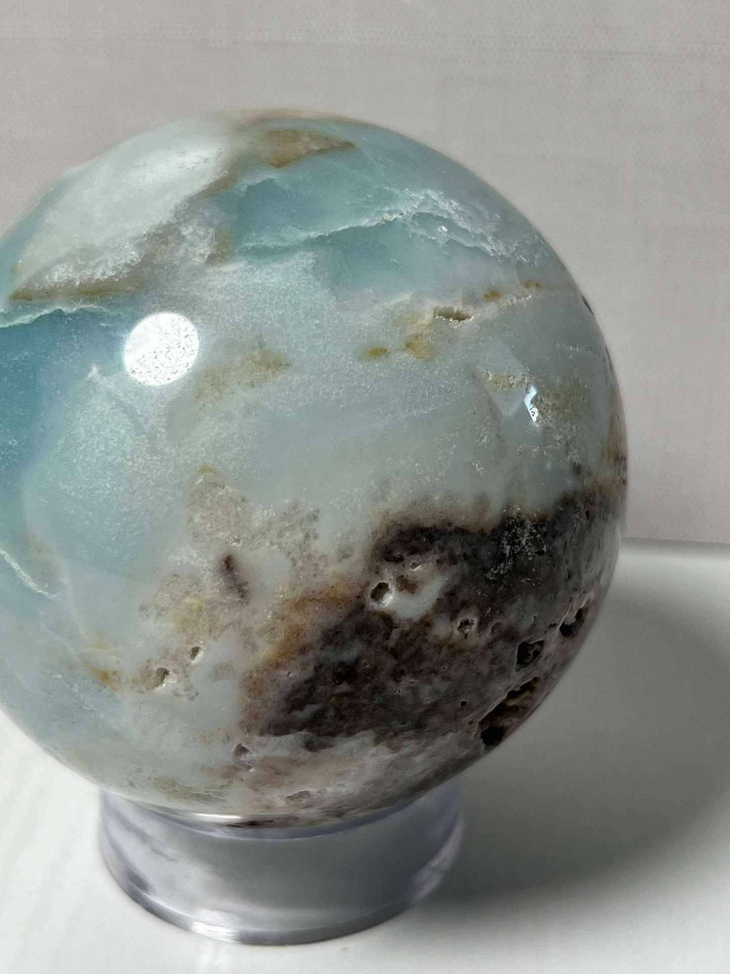 Caribbean Calcite Sphere - Medium