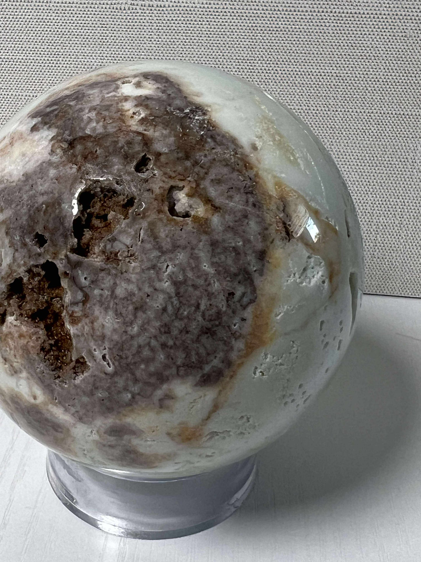 Caribbean Calcite Sphere - Medium