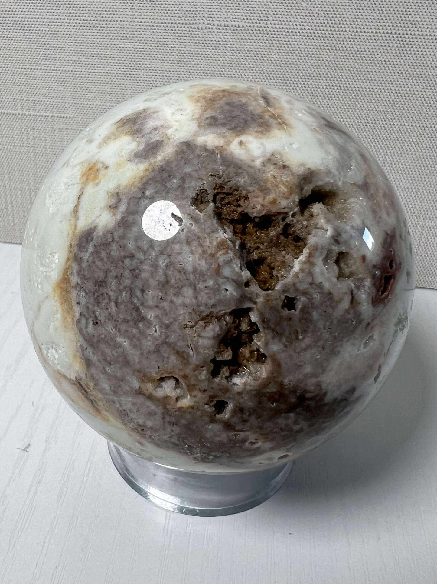 Caribbean Calcite Sphere - Medium