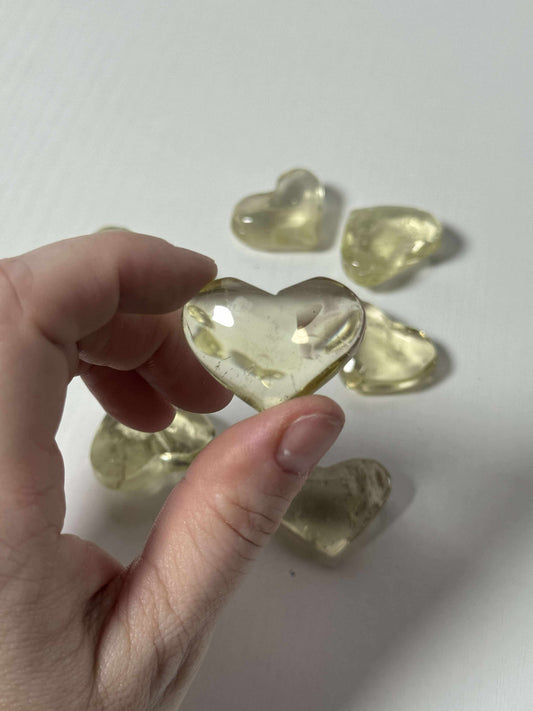 Citrine Mini Hearts