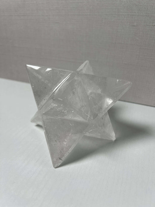 Clear Quartz Merkaba