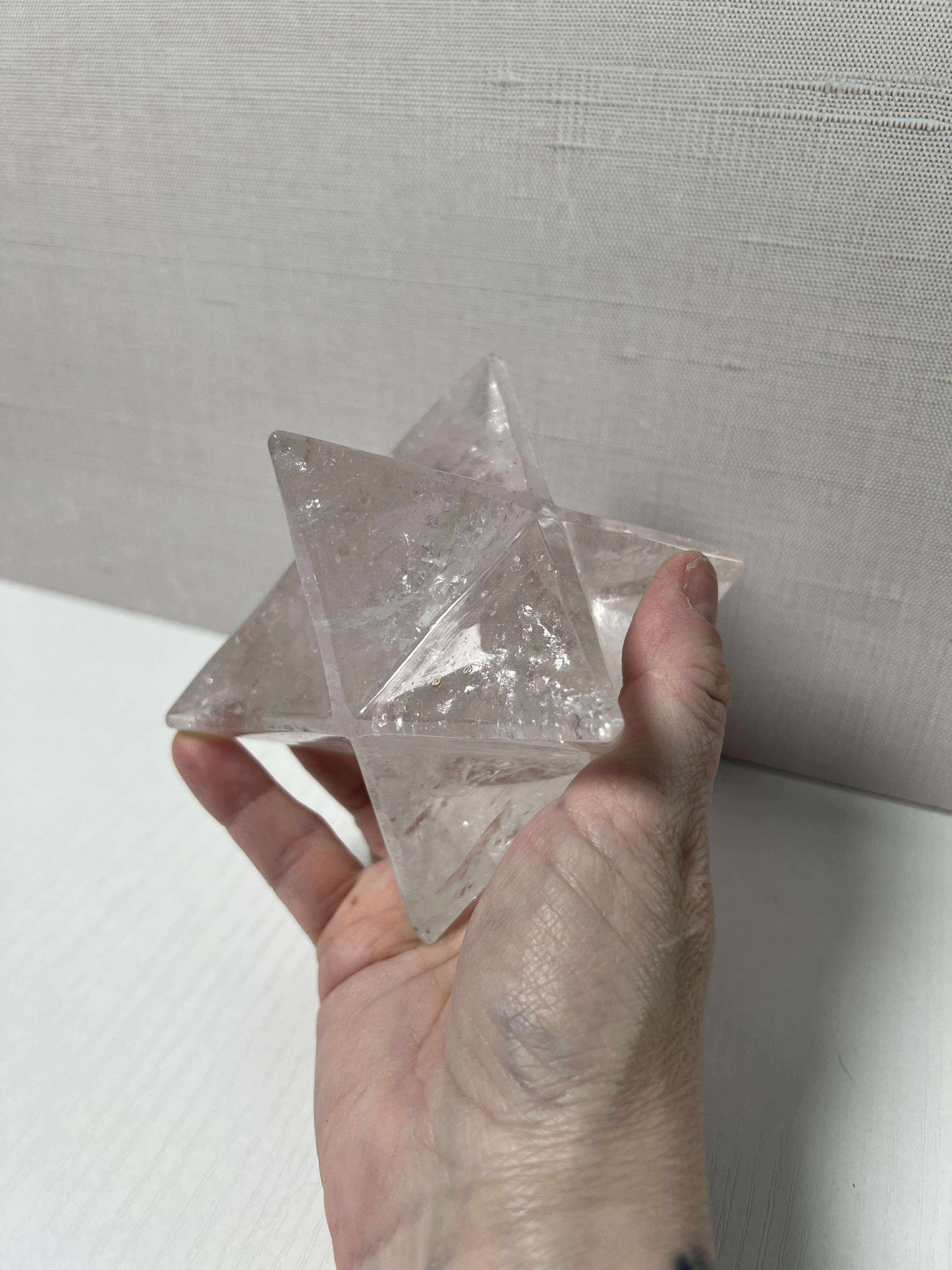 Clear Quartz Merkaba