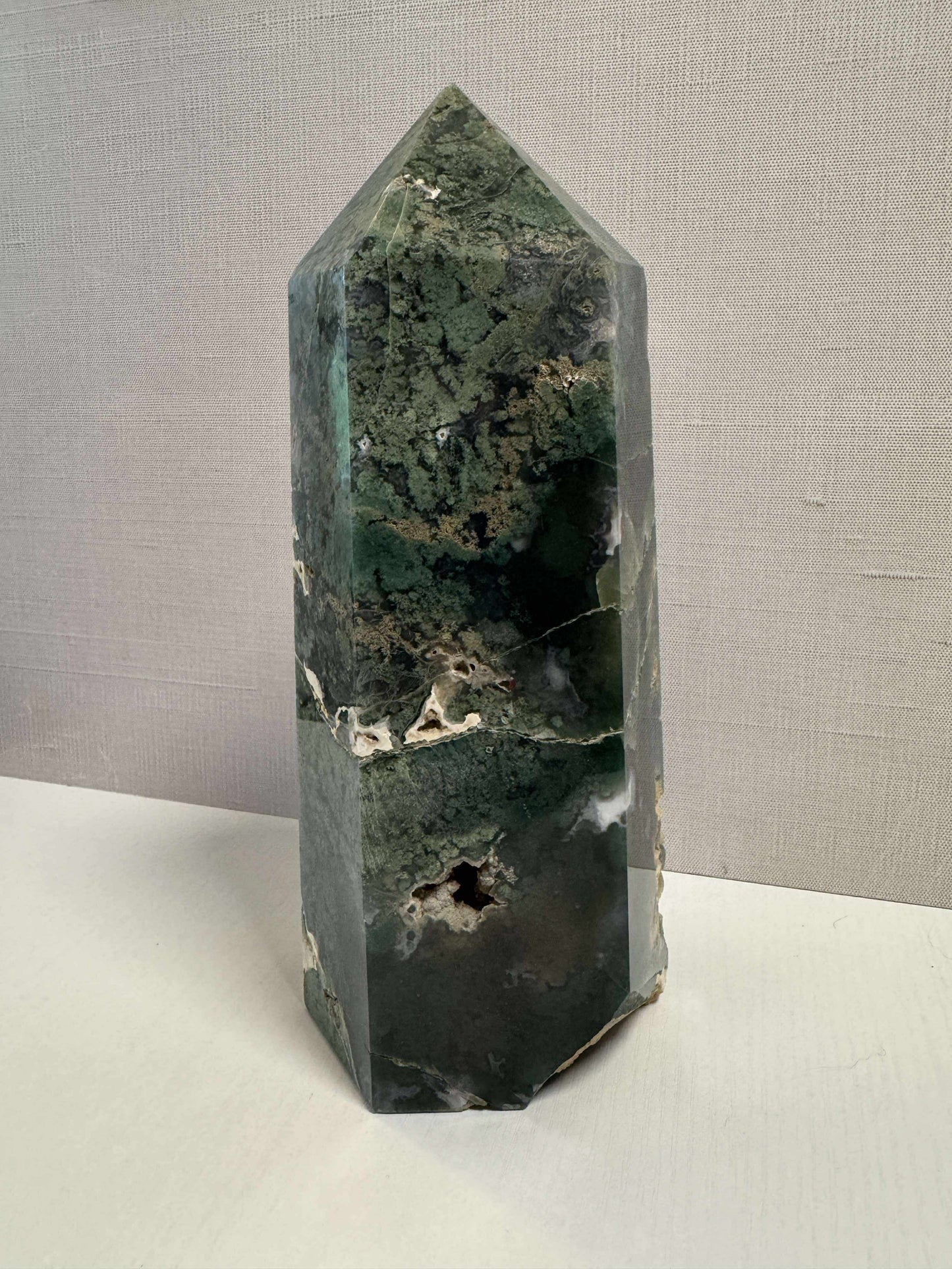 Green Moss Agate Tower Generator