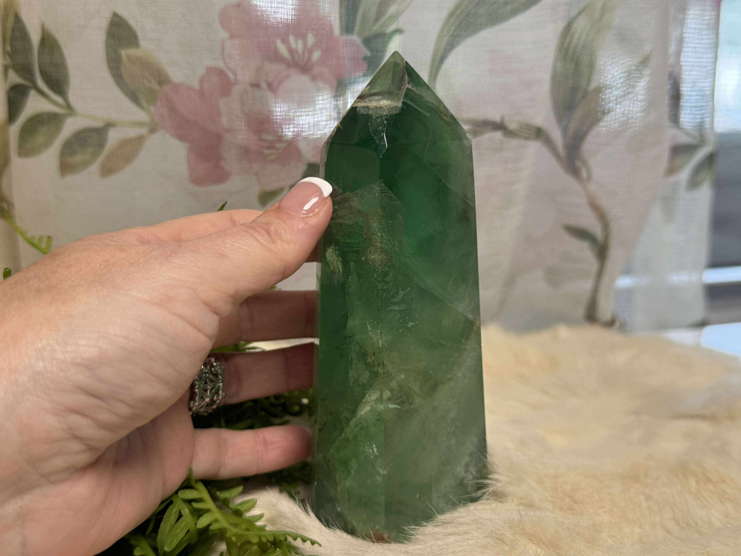 Green Fluorite Tower