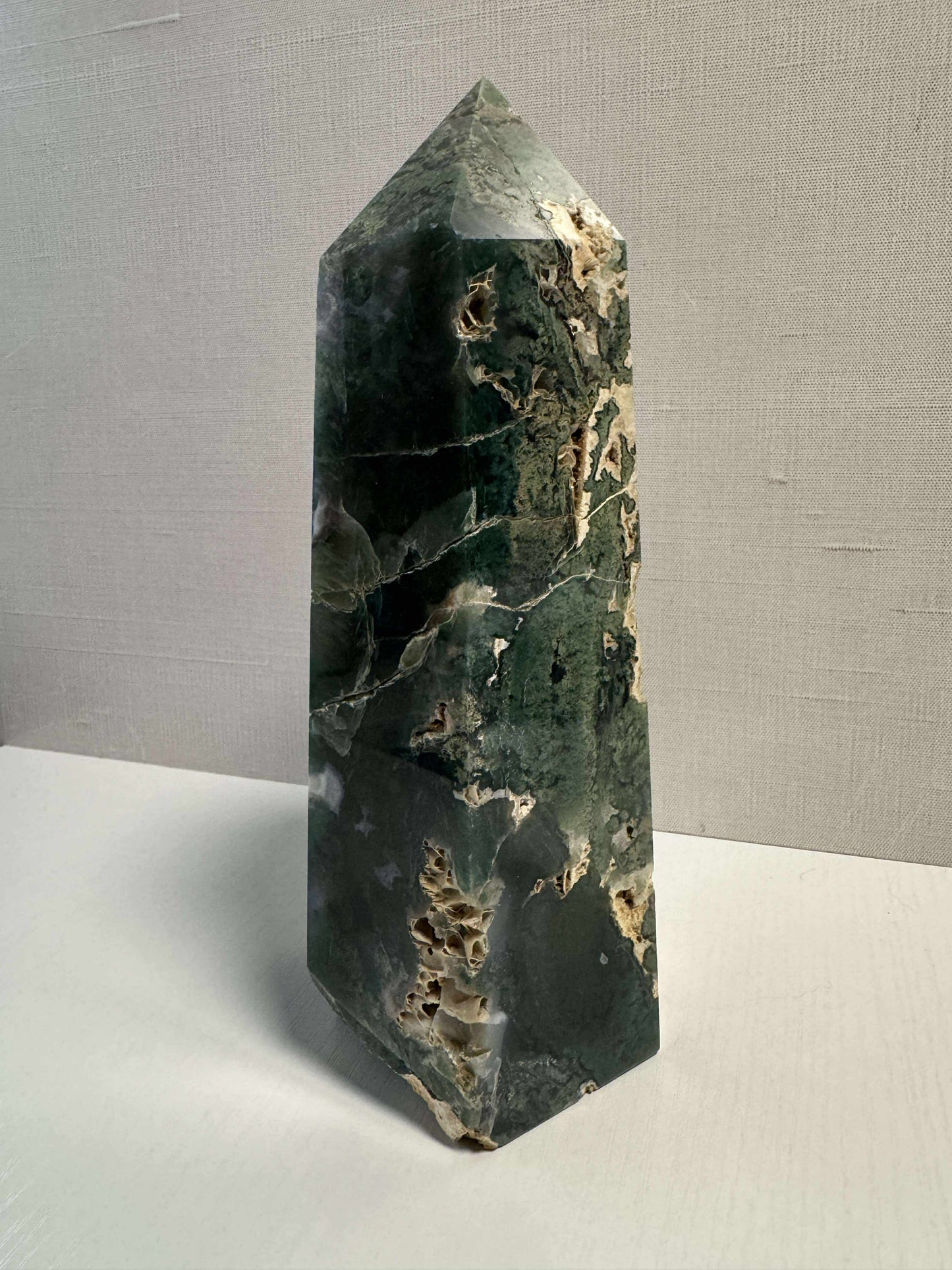 Green Moss Agate Tower Generator