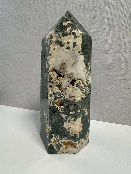 Green Moss Agate Tower Generator