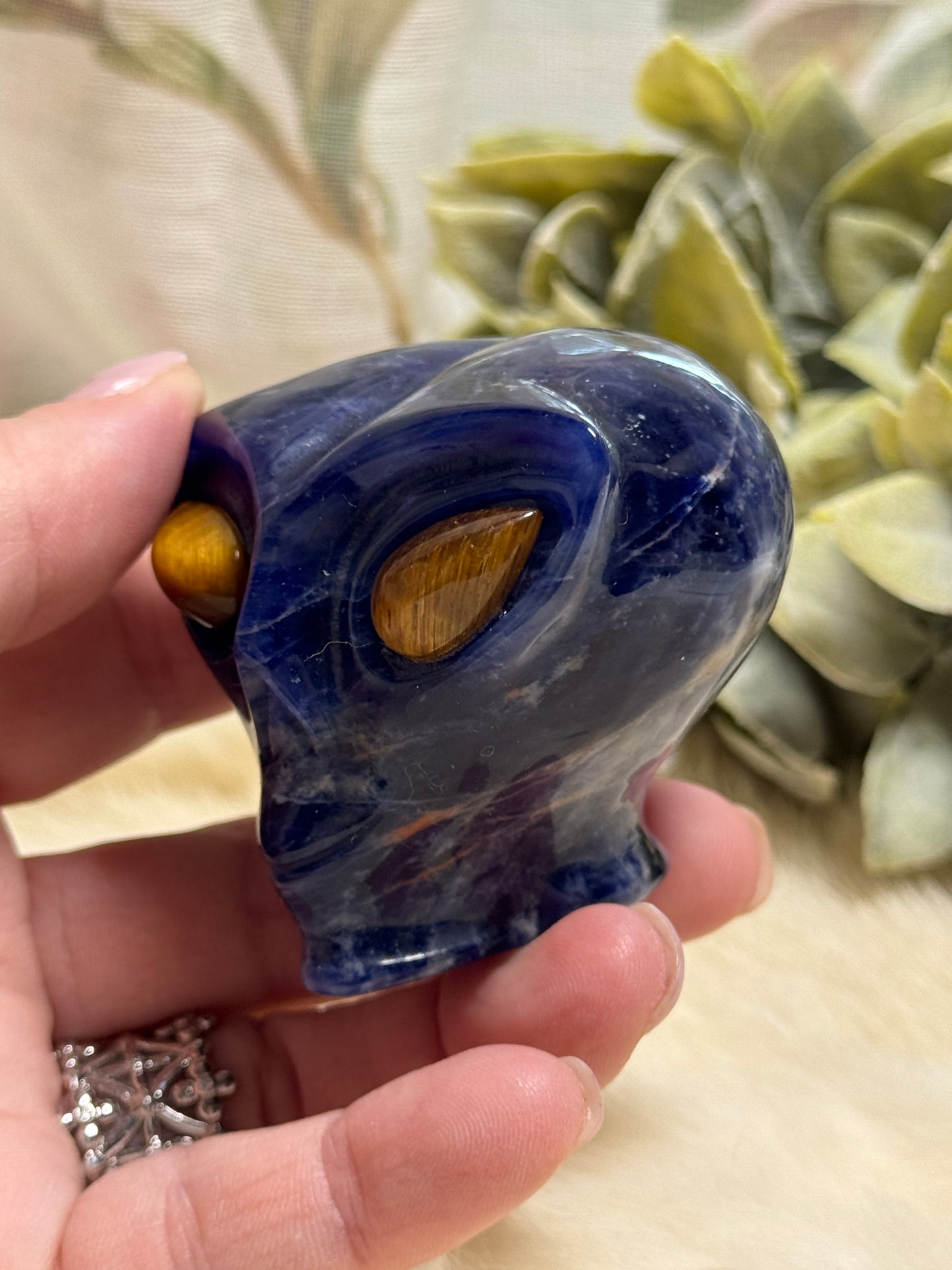 Sodalite Alien Head - Opt 33