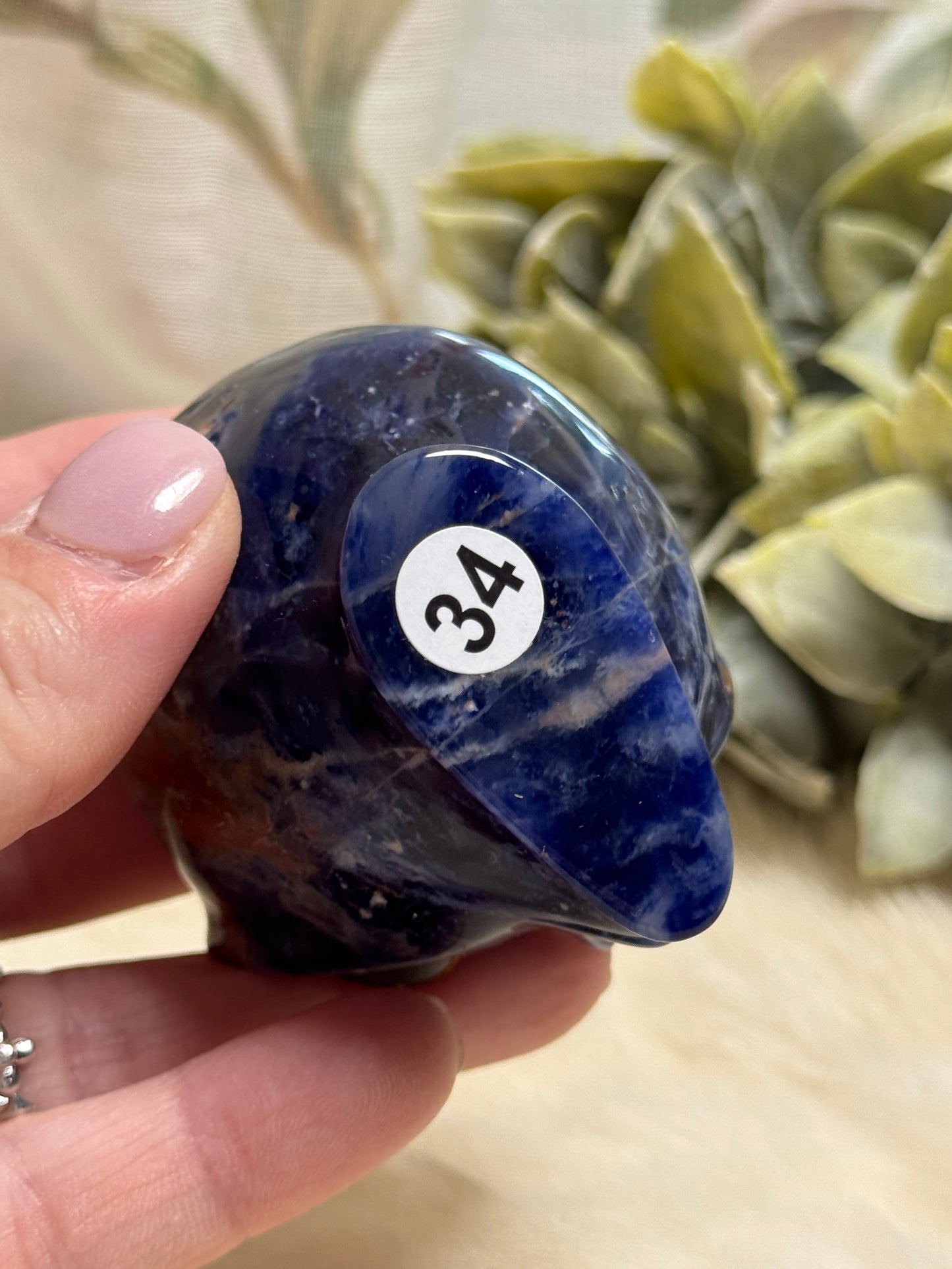 Sodalite Alien Head - Opt 34