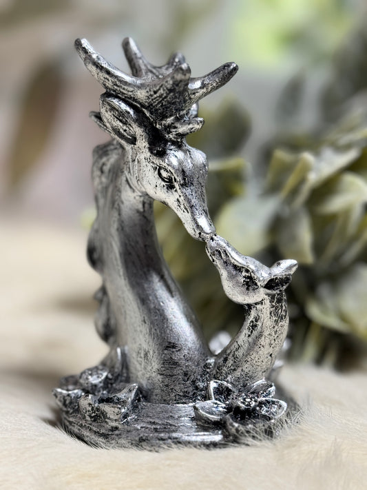 Mother & Baby Deer Sphere Holder