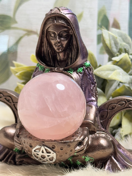 Triple Moon Goddess Sphere Holder