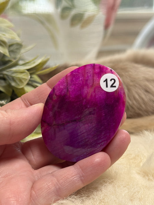 Plum Moonstone Palmstone Opt 12