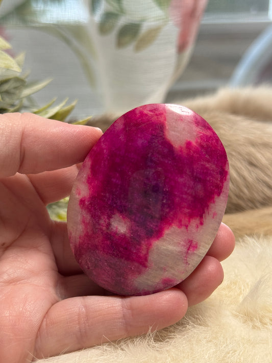 Plum Moonstone Palmstone Opt 15