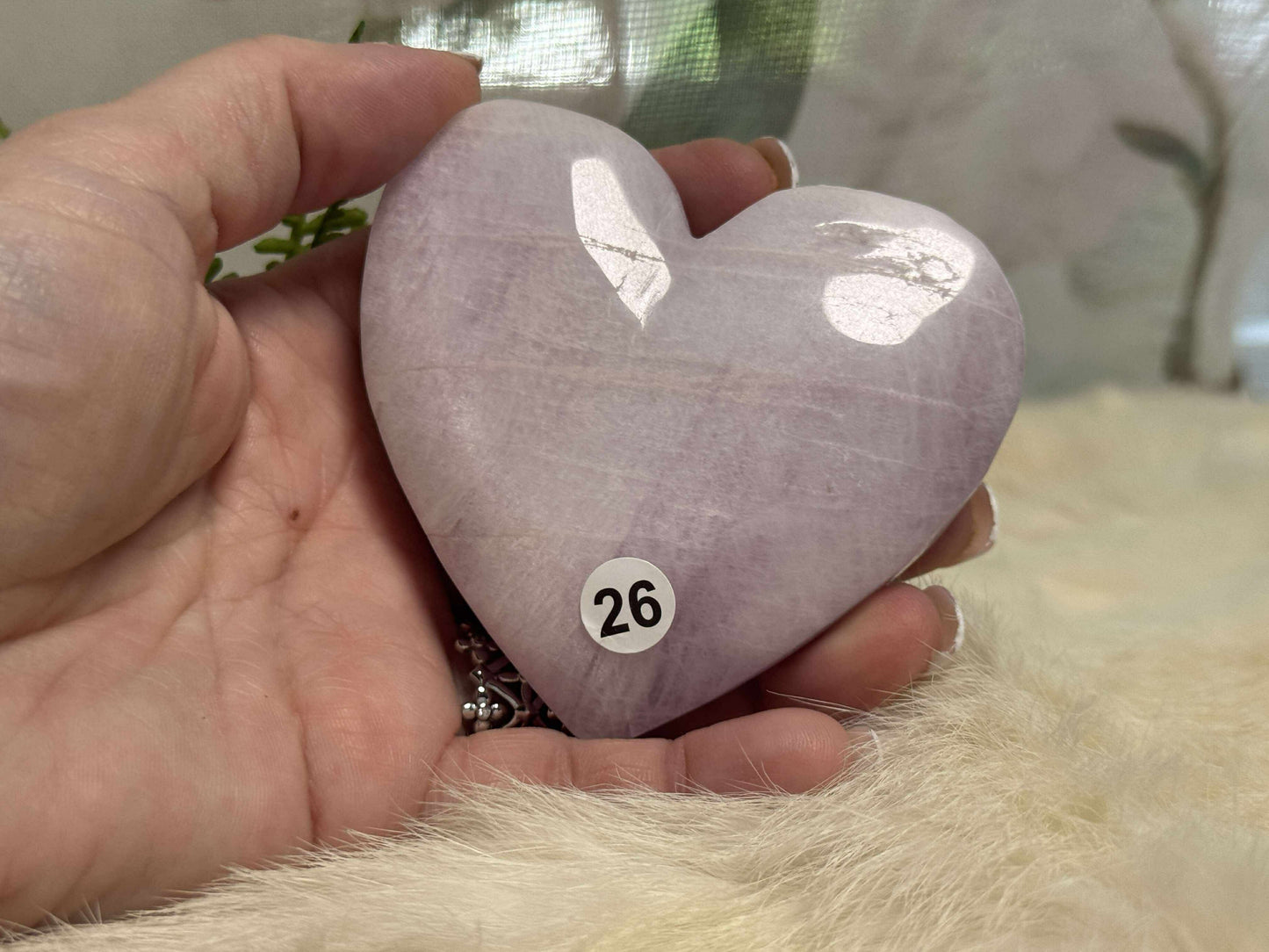 Kunzite Heart - Opt 26