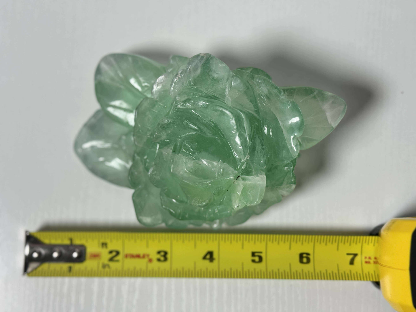 Light Green Fluorite Flower