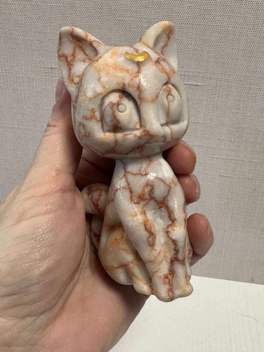 Luna Cat Red Vein Jasper