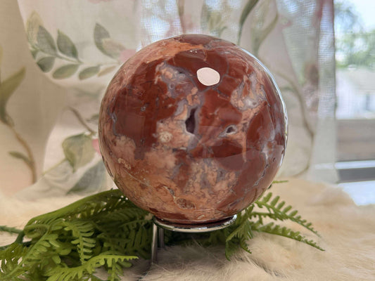 Pink Agate Sphere