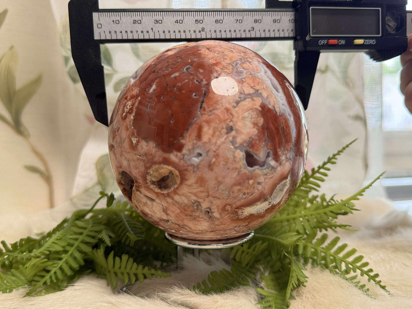 Pink Agate Sphere