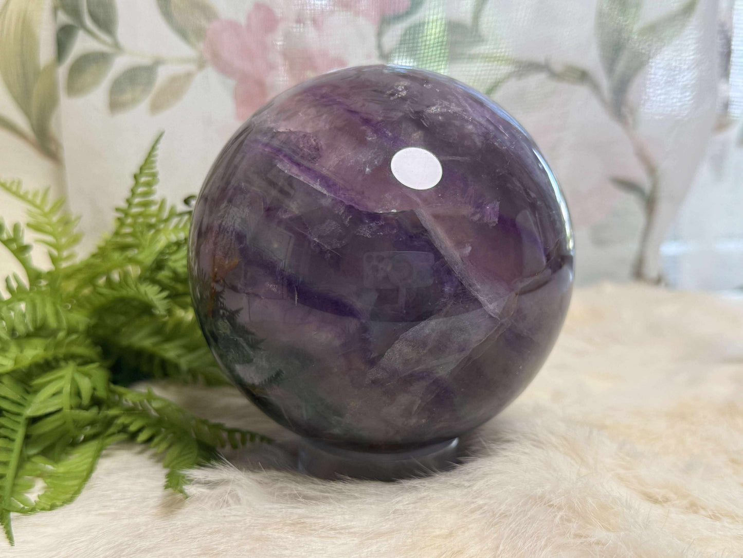 Purple Fluorite Sphere