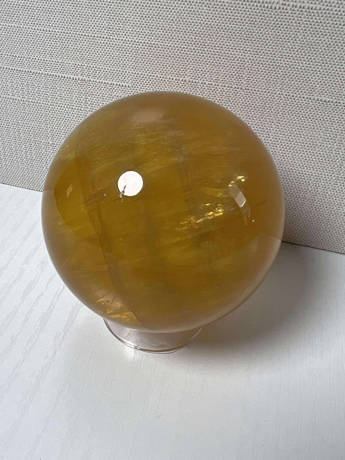 Yellow Fluorite Sphere - Medium