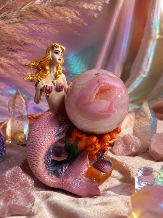 Colorful Mermaid Sphere Holder