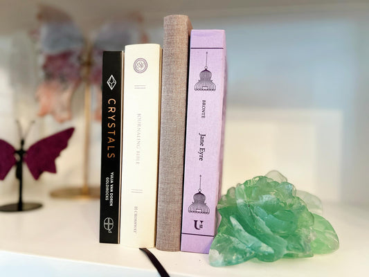 Light Green Fluorite Flower