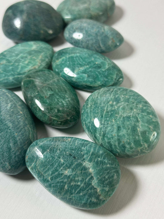 Amazonite Palm Stone