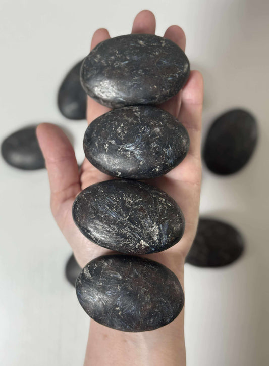 Astrophyllite Palm Stone