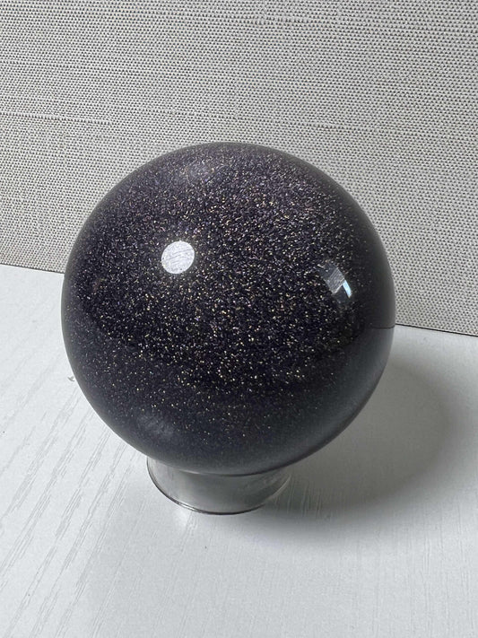 Blue Goldstone Sphere - Small
