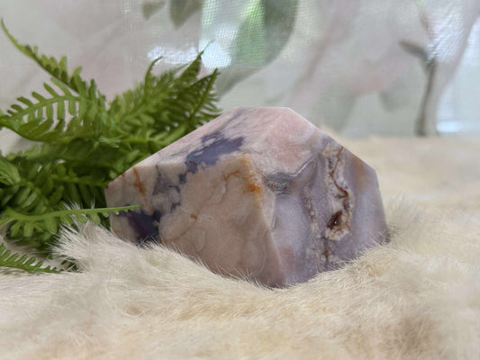 Blue Flower Agate Freeform