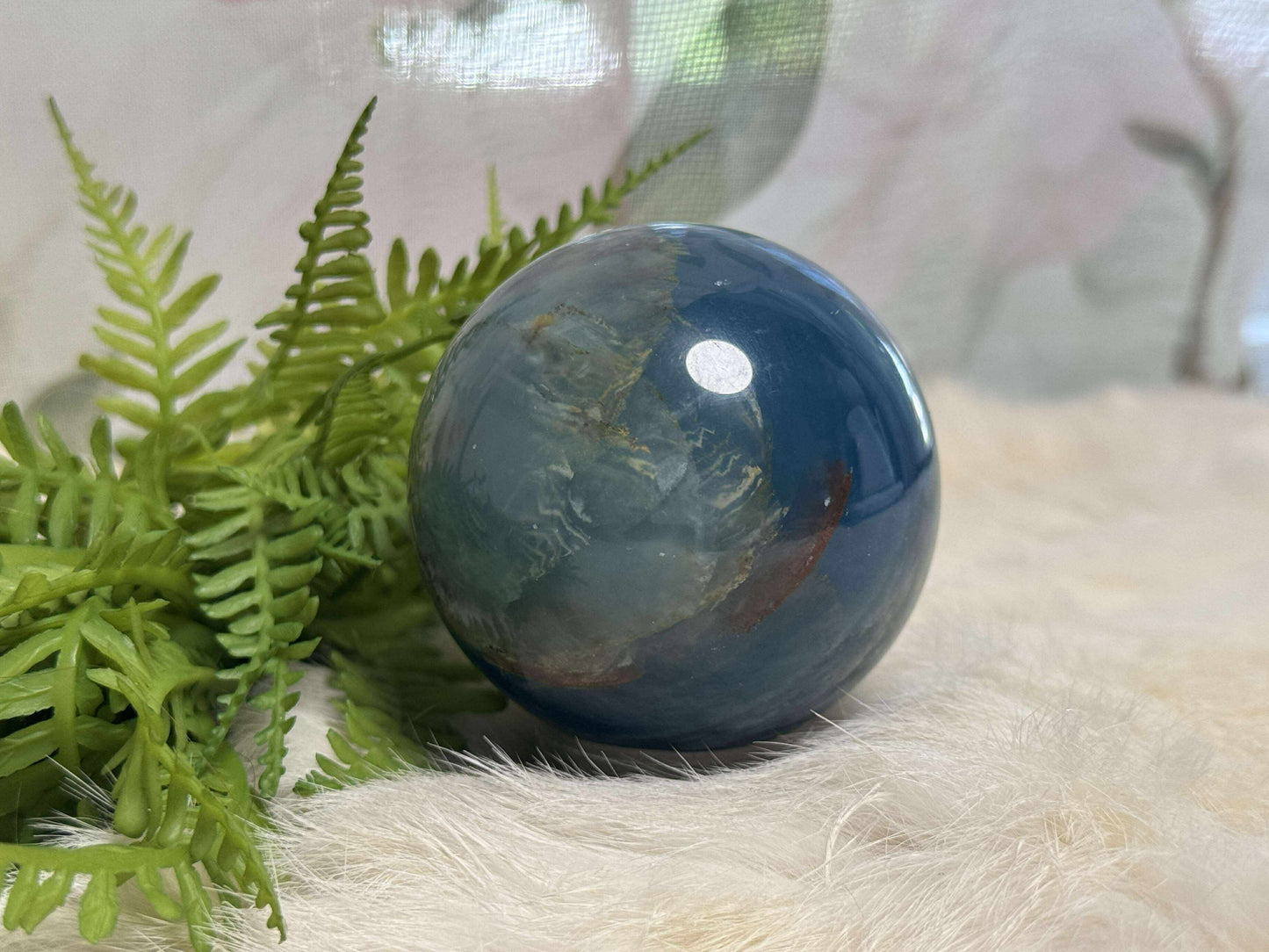 Blue Onyx Sphere