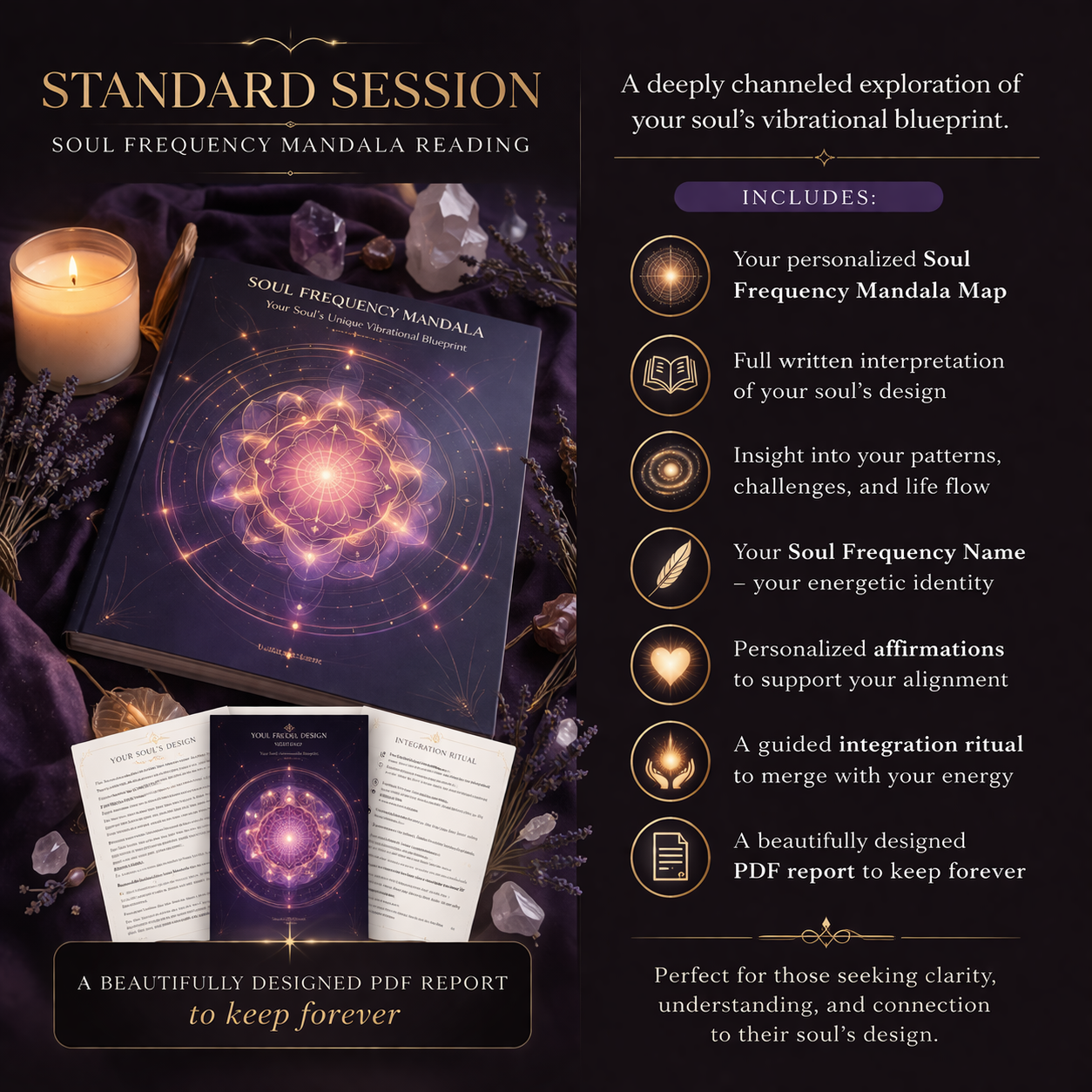 Soul Frequency Mandala Reading