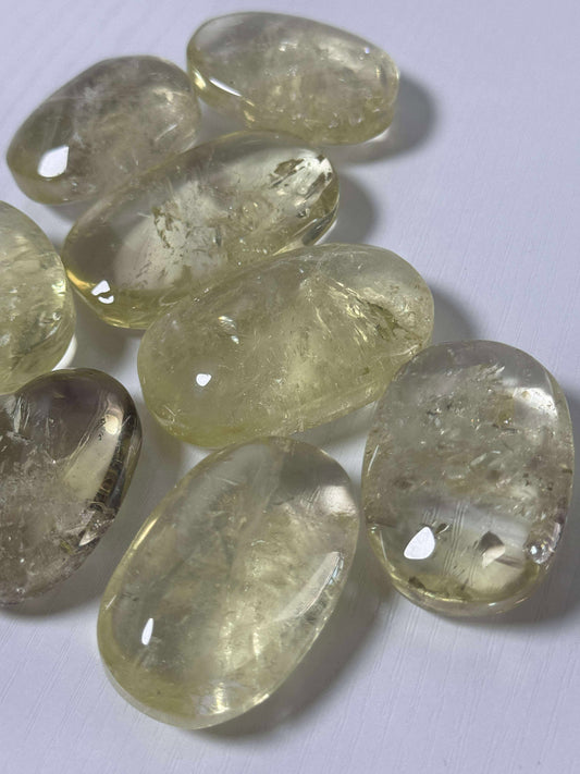 Citrine Palm Stones