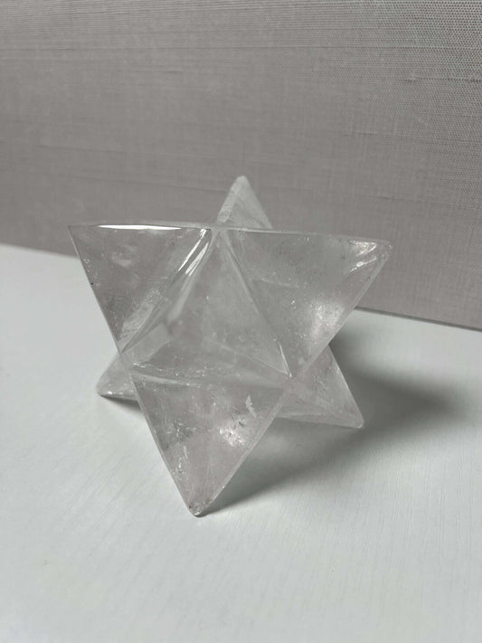 Clear Quartz Merkaba
