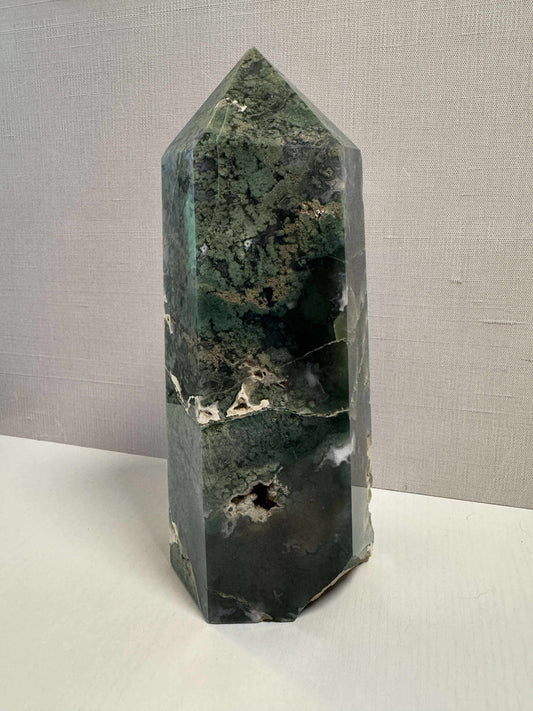 Green Moss Agate Tower Generator