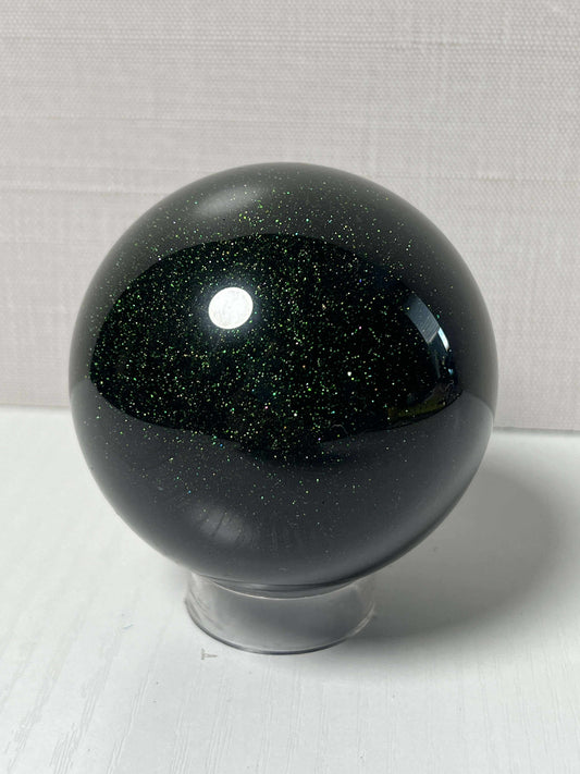 Green Goldstone Sphere - Small