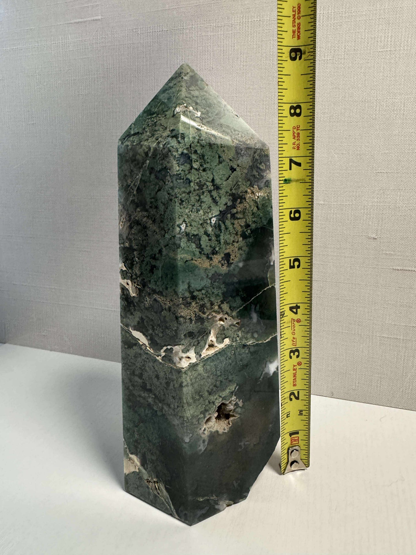 Green Moss Agate Tower Generator