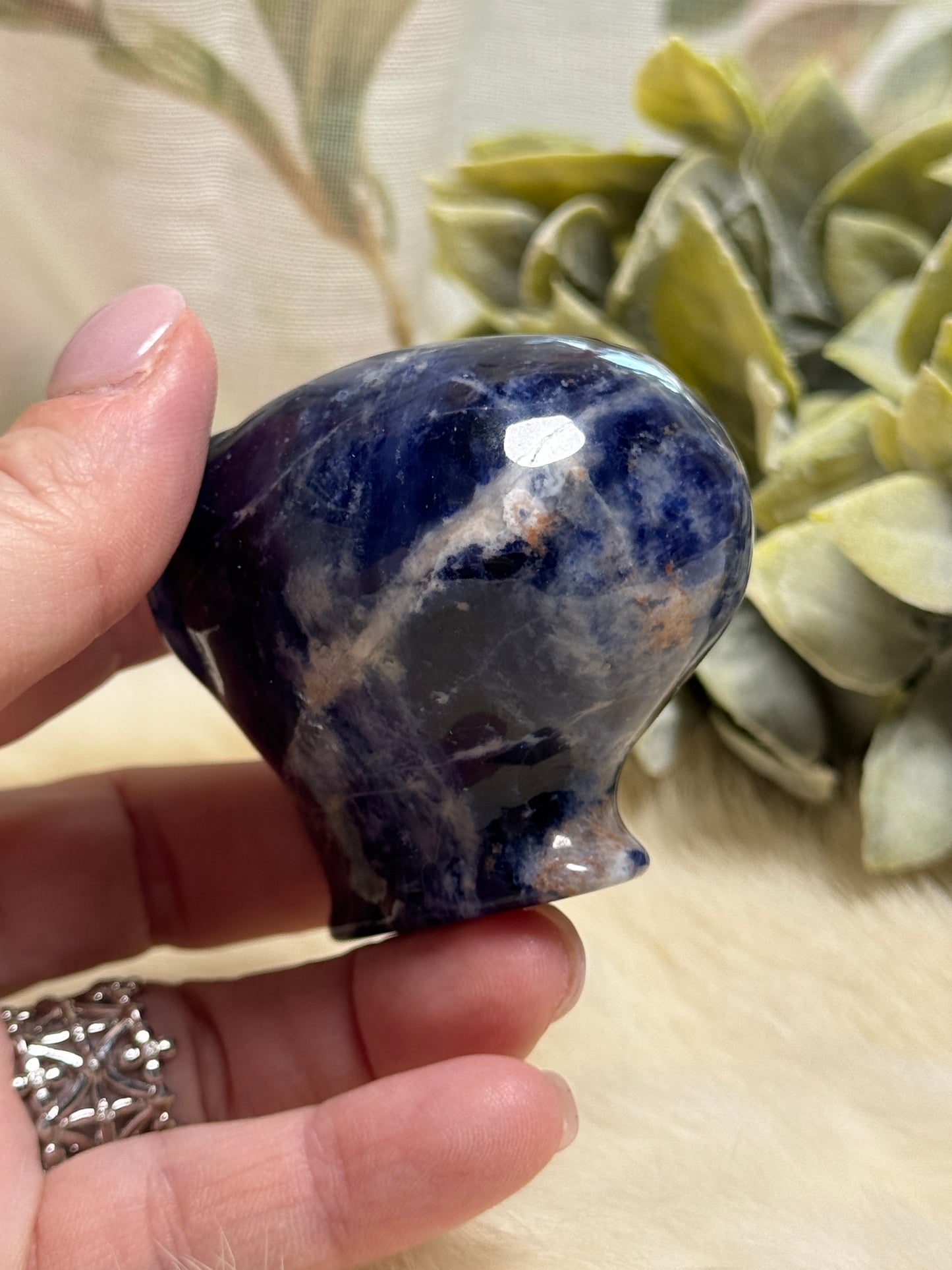Sodalite Alien Head - Opt 33