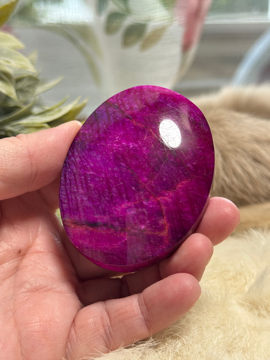 Plum Moonstone Palmstone Opt 11