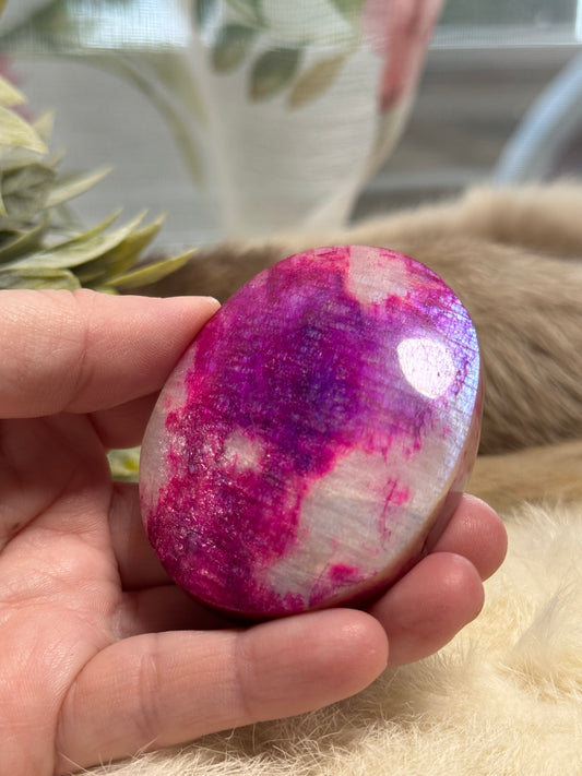 Plum Moonstone Palmstone Opt 15