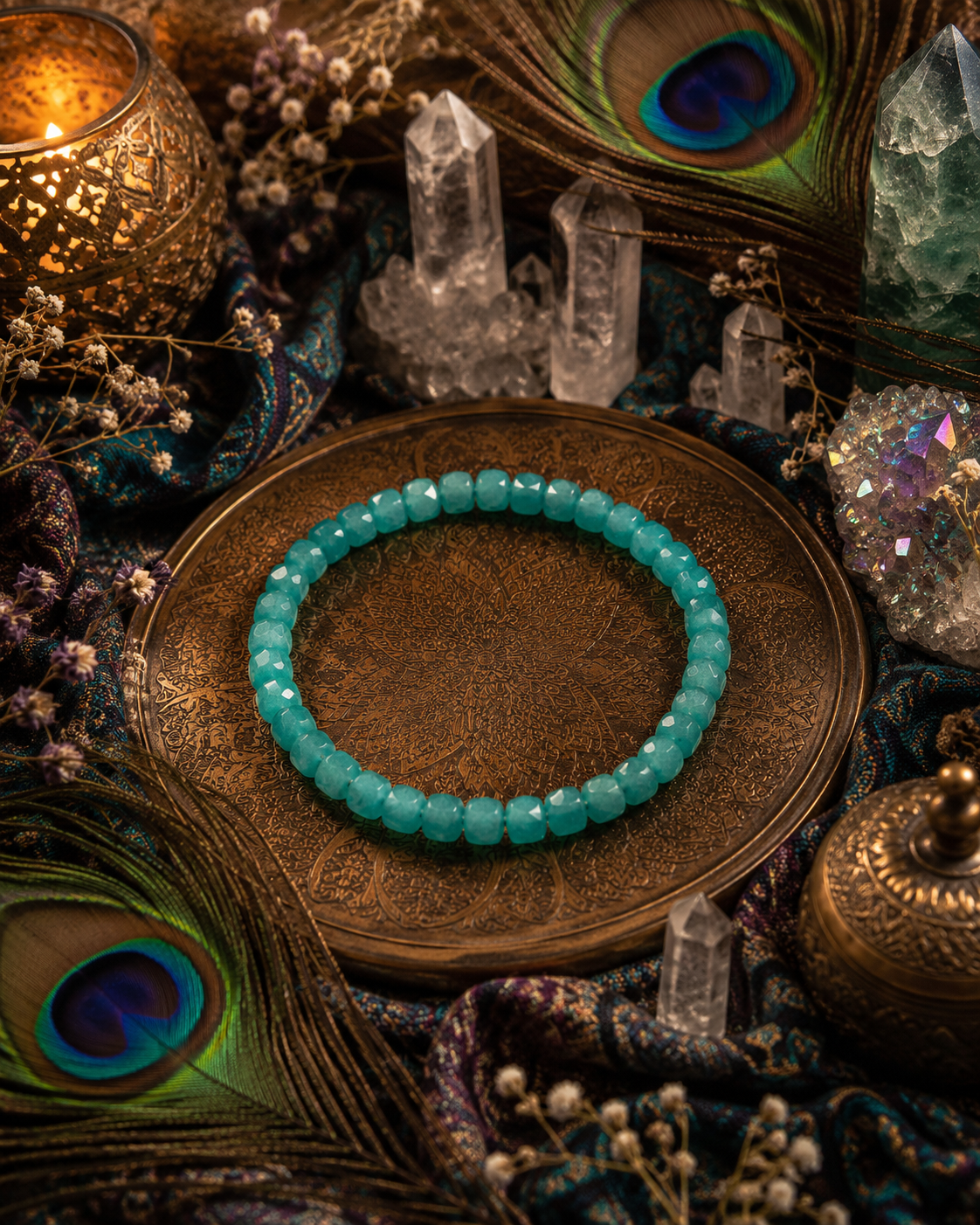 Amazonite Faceted Bracelet