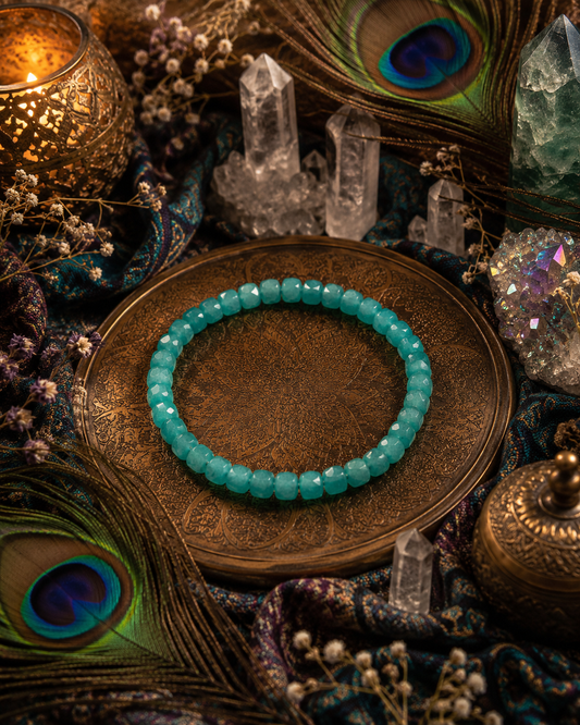 Amazonite Faceted Bracelet
