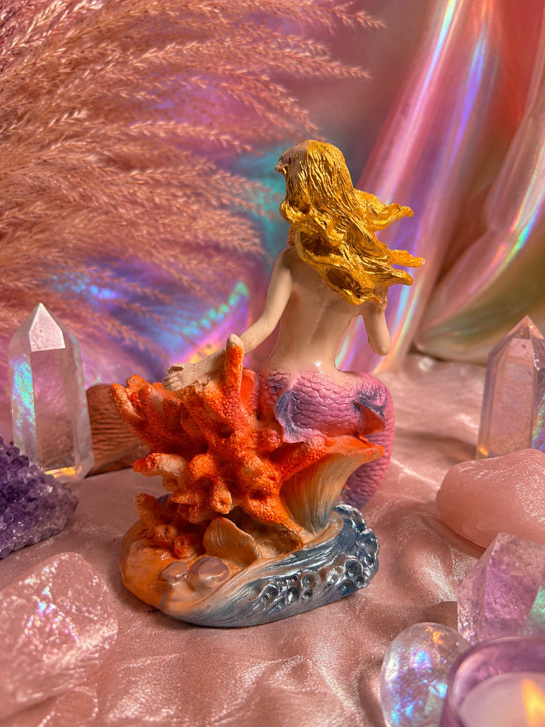 Colorful Mermaid Sphere Holder