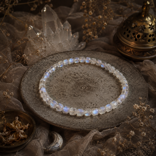 Star Moonstone Faceted Bracelet
