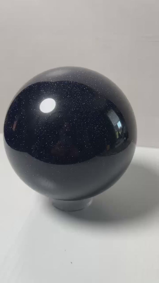 Blue Goldstone Sphere - Large